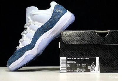 LOW (2019) RETRO CD6846-102 NAVY JORDAN SNAKE - 11 0714